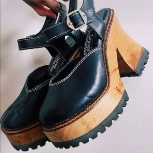 YTK London Underground Chunky Platform Heels